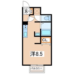 郡山駅 バス20分  下亀田下車：停歩7分 1階の物件間取画像